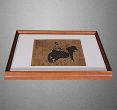 宁河书画装裱配框服务案例