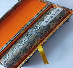 宁河书画装裱案例